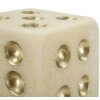 Mauro Ferretti Quarzy cubo 12x12x12 cm oro blanco