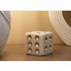 Mauro Ferretti Quarzy cube 8x8x8 cm oro blanco