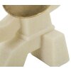 Mauro Ferretti estatuilla decorativa Samurai Oda Quarzy 17x7,5x18,5 cm oro blanco