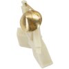 Mauro Ferretti estatuilla decorativa Samurai Oda Quarzy 19x8x18 cm oro blanco