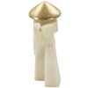 Mauro Ferretti estatuilla decorativa Samurai Toku Quarzy 34x12x30 cm oro blanco