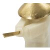 Mauro Ferretti estatuilla decorativa Samurai Toku Quarzy 34x12x30 cm oro blanco