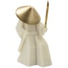 Mauro Ferretti estatuilla decorativa Samurai Toku Quarzy 14x9x24,5 cm oro blanco