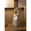 Mauro Ferretti estatuilla decorativa Samurai Toku Quarzy 14x9x24,5 cm oro blanco