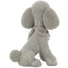Mauro Ferretti figurita decorativa perro caniche Sparky 14,5x10x19 cm plata