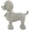 Mauro Ferretti figurita decorativa perro caniche Sparky 15x9.5x15 cm plata
