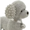 Mauro Ferretti figurita decorativa perro caniche Sparky 15x9.5x15 cm plata
