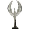Mauro Ferretti figura decorativa estatua Sparky 26x9x48 cm plata negro
