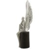 Mauro Ferretti figura decorativa ángel Sparky 24x8x34 cm plata negro
