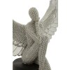 Mauro Ferretti figura decorativa ángel Sparky 24x8x34 cm plata negro