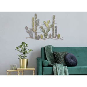 Mauro Ferretti decoración mural cactus 90x2.5x64 cm multicolor