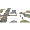 Mauro Ferretti decoración mural cactus 90x2.5x64 cm multicolor
