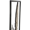 Mauro Ferretti decoración de pared hojas 30,5x1,9x91 cm oro plata