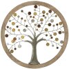 Mauro Ferretti panel mural árbol de la vida Ø61x1,8 cm oro natural