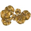 Mauro Ferretti decoración mural flor Goldy 80x6x57 cm dorado