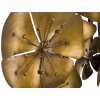 Mauro Ferretti decoración mural flor Goldy 80x6x57 cm dorado