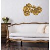 Mauro Ferretti decoración mural flor Goldy 80x6x57 cm dorado
