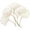 Mauro Ferretti panel mural Hoja de glamour 79x5x68 cm dorado
