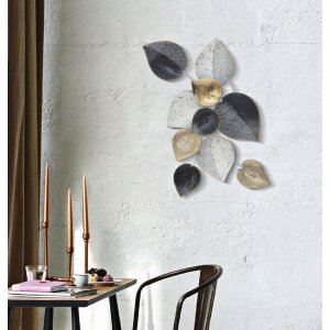 Panel mural Mauro Ferretti Half Leaf 62,5x5,5x40 cm multicolor