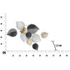 Panel mural Mauro Ferretti Half Leaf 62,5x5,5x40 cm multicolor