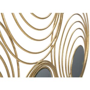 Panel mural Mauro Ferretti Rays 90x2,5x45 cm dorado