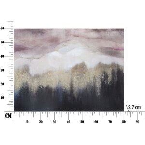 Mauro Ferretti mural Rosa Berg 80x2,7x60 cm multicolor