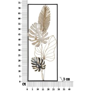 Mauro Ferretti panel mural Plam 28,5x3x74 cm multicolor