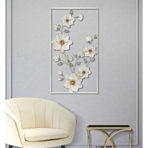 Mauro Ferretti panel mural Flix 50x5,5x90,5 cm oro blanco