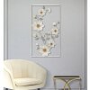 Mauro Ferretti panel mural Flix 50x5,5x90,5 cm oro blanco