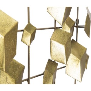 Mauro Ferretti panel mural Abstracto 90,5x3,5x50 cm color oro