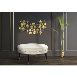 Mauro Ferretti panel mural Abstracto 90,5x3,5x50 cm color oro
