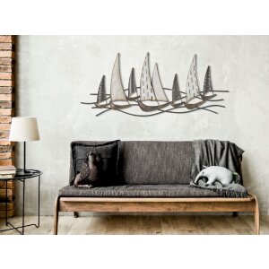 Mauro Ferretti panel mural Regata 100x3x44 cm multicolor