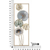Mauro Ferretti panel mural Gloth 31,2x5,5x90 cm multicolor