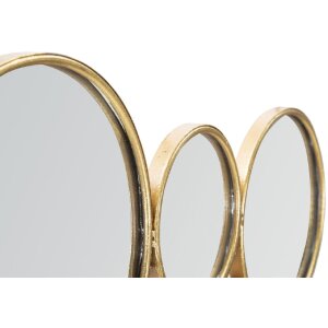 Panel mural Mauro Ferretti con espejos 100x2,3x51,5 cm color oro