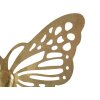 Decoración mural Mauro Ferretti mariposa 43x2x35 cm color oro