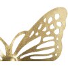 Mauro Ferretti decoración de pared set mariposas 4 unid. 35x2x2916x2x12 cm color oro