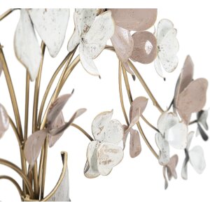 Florero panel mural Mauro Ferretti 87,5x6x46 cm multicolor
