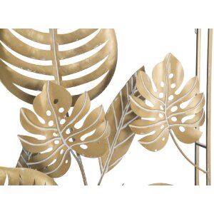 Panel mural Mauro Ferretti Jungle 60x80x6,5 cm dorado