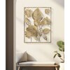 Panel mural Mauro Ferretti Jungle 60x80x6,5 cm dorado