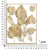 Panel mural Mauro Ferretti Jungle 60x80x6,5 cm dorado
