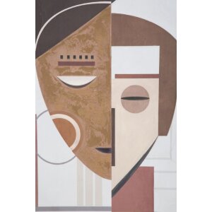 Mauro Ferretti mural Ethnic Face 60x2,7x80 cm multicolor