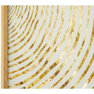 Mauro Ferretti Cuadro de cristal con marco Woody 60x3,5x90 cm multicolor