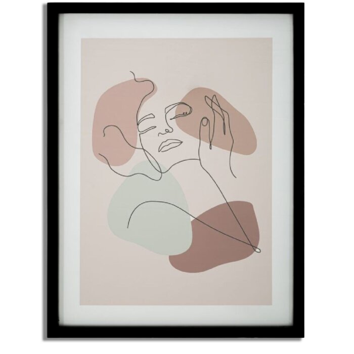 Mauro Ferretti impresión artística con marco Cara 35x2x47 cm multicolor