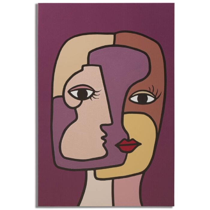 Mauro Ferretti mural Cara 60x3x90 cm multicolor