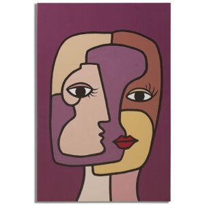 Mauro Ferretti mural Cara 60x3x90 cm multicolor