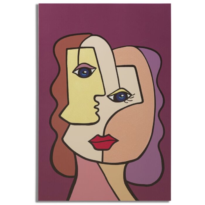 Mauro Ferretti mural Cara 60x3x90 cm multicolor