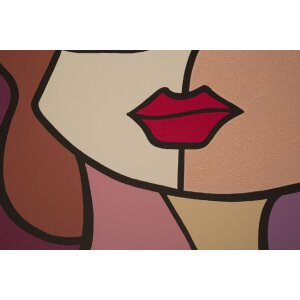 Mauro Ferretti mural Cara 60x3x90 cm multicolor
