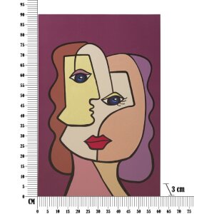 Mauro Ferretti mural Cara 60x3x90 cm multicolor
