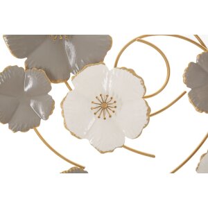 Mauro Ferretti panel mural Lotly 63,5x5x67,9 cm blanco gris