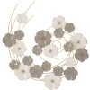 Mauro Ferretti panel mural Lotly 63,5x5x67,9 cm blanco gris
